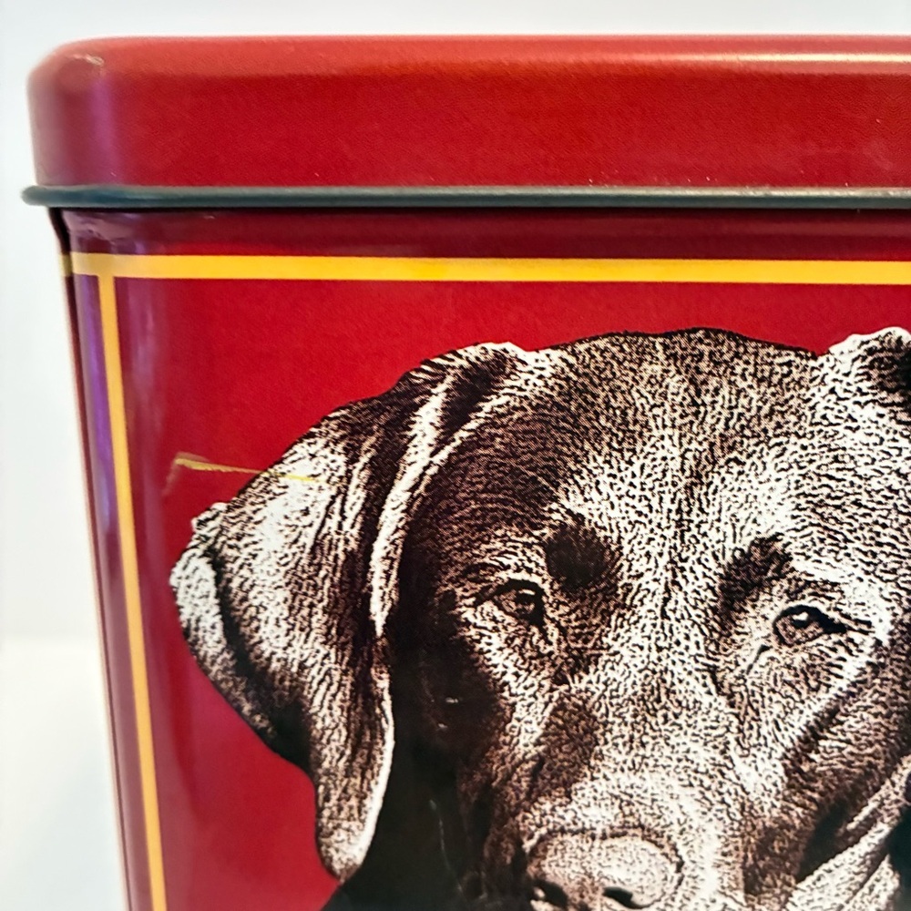 Milk-Bone Dog Biscuits Black Labrador Retriever Tin Limited Edition Vintage - Picture 6 of 10